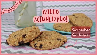 GALLETAS de AVENA FIT sin azúcar y sin harina ¡VIDEO ACTUALIZADO │ La Cocina de Frutilla [upl. by Amimej]