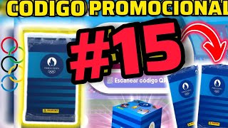 CODIGO PROMOCIONAL 15 en ALBUM PANINI VIRTUAL JUEGOS OLIMPICOS PARIS 2024 ✅ [upl. by Nnaaihtnyc235]