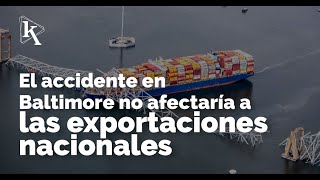 Las exportaciones de Ecuador no se verían afectadas por el accidente en Baltimore [upl. by Nylorak]