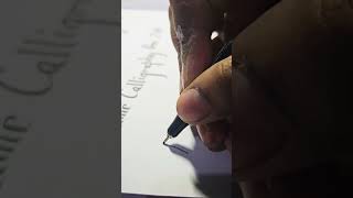 Artline Calligraphy pen✒️status yt shorts lettering viralshorts bgmi diy youtubeshorts art [upl. by Carr]