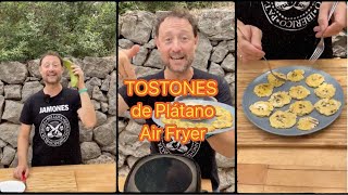 TOSTONES 😋 EN LA FREIDORA DE AIRE Air Fryer 👍🏻  GUILLE RODRIGUEZ [upl. by Nafets]