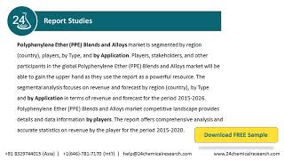 Polyphenylene Ether PPE Blends and Alloys Market Insights Forecast to 2026 [upl. by Swane]