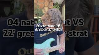 Fender Strat VS Strat tone test fenderstratocaster fenderstrat guitarist [upl. by Lieberman]