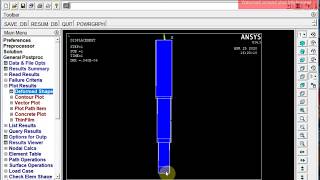 ANSYS APDL Tutorial for Beginners 3 Define different materials and cross sections [upl. by Heller80]