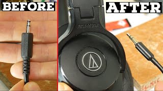 How To EASY Repair 35mm Headphone Jack at Home DIY [upl. by Martz]