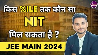 JEE Main 2024 Cut off 🔥 ALL NIT Cut off 2024  JEE Main 2024 Marks Vs Percentile jeemain2024 [upl. by Emmi950]