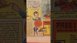 Gilbert Erector Set Ad from 1948 with Superman Book Classic Advert superman gilbert erectorset [upl. by Nnaegroeg372]