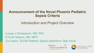 Announcement of the Novel Phoenix Pediatric Sepsis Criteria [upl. by Hadleigh]