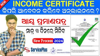 How to apply income certificate in Odisha II Income certificate online apply Odisha 202324 [upl. by Brittani871]