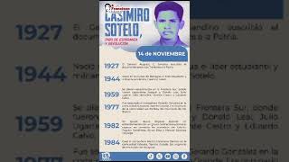 80 aniversario del natalicio del Cro líder estudiantil y revolucionario Casimiro Sotelo Montenegro [upl. by Manda]