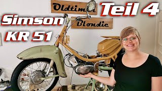 Simson Schwalbe Restaurierung Teil 4 Bj 1964 Motor einbauen 3 Gang Handschaltung Oldtimer Blondie [upl. by Connie]