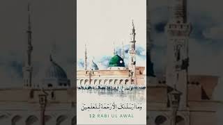 12 rabi ul awal 2024  jashan Amad e Rasool saw ❤️💚Mübarek 12rabiulawal status madina [upl. by Inig]