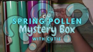 Cricut Spring Pollen Mystery box with Sky Cutie [upl. by Avis]