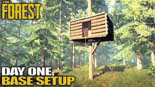 The Best Survival Game Ever Made  The Forest Gameplay  Part 1 [upl. by Ykceb]