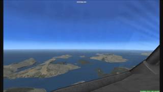 Tromsø ENTC  Svalbard Longyearbyen ENSB FSX [upl. by Carling960]