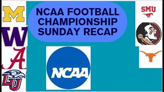 NCAA Championship Saturday recap  the two Friday games [upl. by Siddon984]