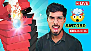 🤯 Stack Ball  LIVE🔴 Game shorts live🍁ShahrukhSM7080 [upl. by Ruffi12]