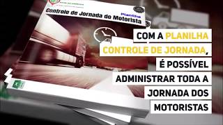 Planilha Controle de Jornada do Motorista Vídeo [upl. by Dnob196]