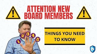 5 Things Every New Nonprofit Board Member Needs to Know [upl. by Junji]