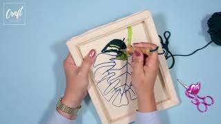 Craft Corner How to Punch Needle [upl. by Esylle]