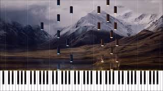 Ludovico Einaudi  Fuori Dal Mondo Synthesia Piano [upl. by Nirrok]