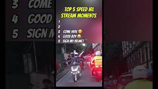 Top 5 SPEED IRL STREAM MOMENTS shorts ishowspeed funnyvideo memes steamer irlmoments [upl. by Ynot]