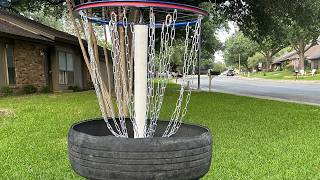 How To Build a Frisbee Golf Basket for Your Backyard [upl. by Marasco]