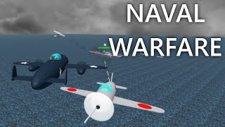 AMERICAN PILOT in Roblox Naval Warfare [upl. by Josey]