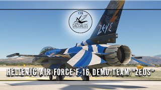 Hellenic Air Force F16 Demo Team quotZeusquot [upl. by Rabin280]