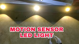 MOTION SENSOR LED LIGHT motionsensor recharge led sensor ledlight [upl. by Enneiviv]