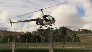 CowanSim R22 Helicopter Mustering Fun MSFS FanCustomer Submission [upl. by Onurb98]