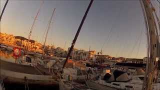 SAILING THE STRAIT GIBRALTAR part 1 [upl. by Barbey725]