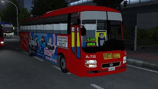 Bussid Mod Don Mariano Transit Corp UD PKB212N Part 2 Fictional Unit [upl. by Lerraj]