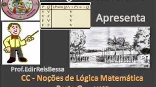 Noções Lógica 7  DE MORGAN  EQUIVALÊNCIAS  FÁCIL FÁCIL  CC V407wmv [upl. by Airdnaxila369]