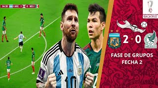 Argentina vs México 20 Resumen Extendido  Mundial Qatar 2022  TV AZTECA [upl. by Tengdin]