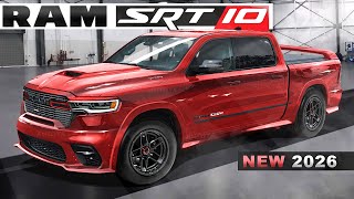 2026 RAM SRT10 84i V10  If The Worlds Craziest Truck Returns as Most Powerful RAM 1500 [upl. by Eelyak]