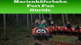 Marienkäferbahn Onride Fort Fun Bestwig Germany [upl. by Eirrahs]