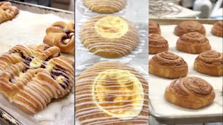 Cherry and Cheese cream and Walnut Danish Rolls [upl. by Akselaw]