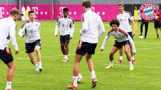 Goretzka Kimmich Müller and Co skilling around in a Rondo  FC Bayern [upl. by Nyrehtac]