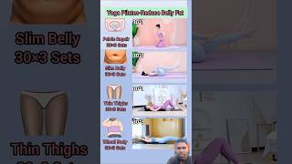 Belly fat yoga fitness healthfit369 yoga wightlose yogagirlsdaily yogagirl yogaforwieghtloss [upl. by Ardnuaek]