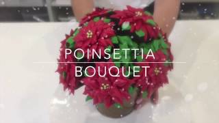 How to make a Poinsettia Cupcake Bouquet  The Classic Cupcake Co [upl. by Becki]