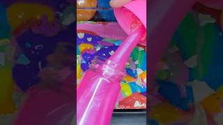 GLOSSY SLIME ASMR 🩷🩷🩷 asmrvideo slime slimeasmr slimevideo [upl. by Atiuqel322]