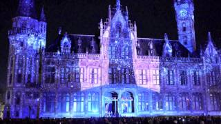 Lichtfestival 2012 Gent  Post Korenmarkt  Full version in Full HD [upl. by Nnairak]