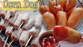 QUICK AND EASY TO COOK CORN DOG PANG NEGOSYO  bake by mama jhane [upl. by Daveda]