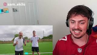 SCORING WITH 100 DIFFERENT FOOTBALLS FT MINIMINTER Reaction [upl. by Crane]