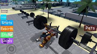 Weight Lifting Simulator 3 Roblox strength glitch [upl. by Lezah320]