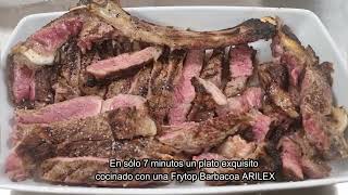 Chuletón de Ternera asado en Frytop Barbacoa a Gas ARILEX [upl. by Niltac947]