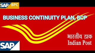 BUSINESS CONTINUITY PLAN BCP for mail office in India post in SAP CSI [upl. by Micro]