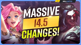 NEW PATCH 145 CHANGES MASSIVE Update  League of Legends [upl. by Corabel]