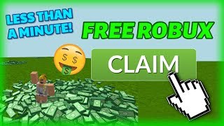 HOW TO GET FREE ROBUX IN LESS THAN 1 MINUTE Not Clickbait [upl. by Eisle]